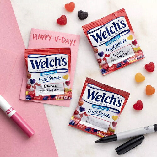 Welch's Valentine's Day Exchange Fruit Snacks 28ct / ウェルチ バレンタイン限定 フルーツスナック バレンタインデー エクスチェンジ 28袋入り 2