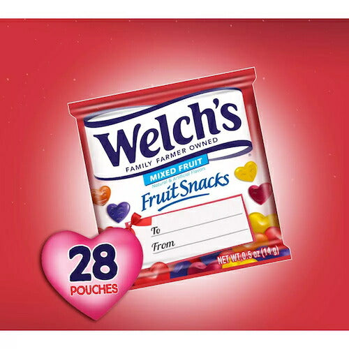 Welch's Valentine's Day Exchange Fruit Snacks 28ct / ウェルチ バレンタイン限定 フルーツスナック バレンタインデー エクスチェンジ 28袋入り 3