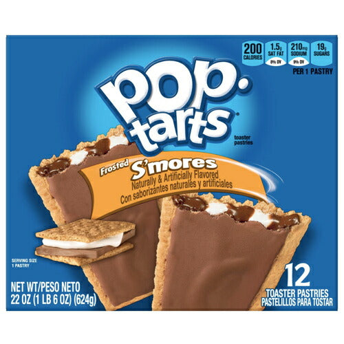 Kellogg's Pop-Tarts Frosted S'mores 12ct / ケロッグ ポップタルト スモア 12枚  624g 1
