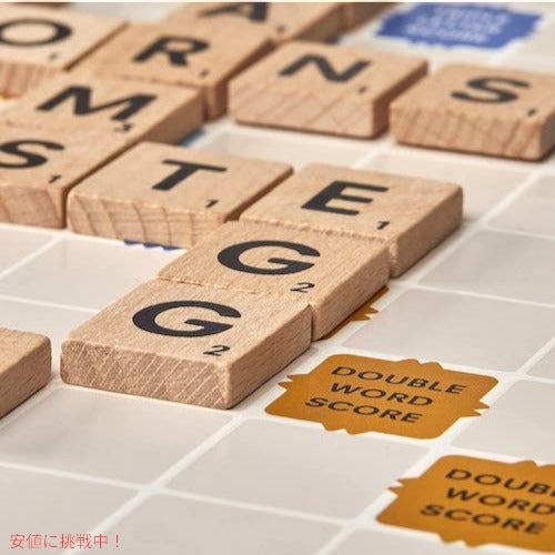 Scrabble Board Game, Classic Word Game for Kids / ボードゲーム スクラブル 英単語ゲーム 2-4人用 知育玩具 4