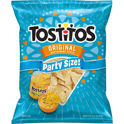 【2袋セット】 アメリカのお菓子 レイズ トスティートス パーティーサイズトルティーヤチップス オリジナル味 レストランスタイル & スクープ型 481.9g/411g 2
