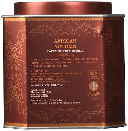 ハーニー＆サンズ Harney & Son's [アフリカンオータム] ルイボスティー サシェ 30袋  ティーバッグ 75g/2.67oz HRPコレクション ノンカフェイン 4