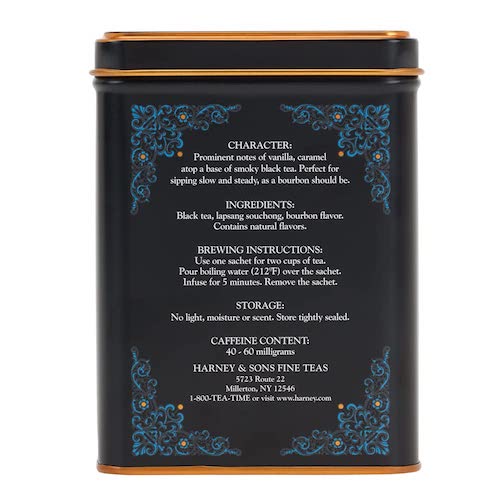 ハーニー＆サンズ Harney & Son's [ブラックカスクバーボン] サシェ 20袋  ティーバッグ 40g/1.4oz ブラックティー HT ハーニー・ティーコレクション 5