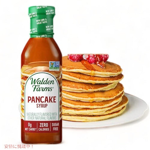 Walden Farms カロリーフリー パンケーキシロップ 12oz/355ml ゼロカロリー 無脂肪 コレステロールゼロ グルテンフリー ヴィー 6