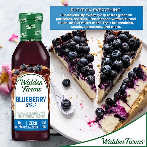 【3本セット】Walden Farms カロリーフリー シロップ 3種類 ブルーベリー＆キャラメル＆チョコレート 12oz/355ml ゼロカロリー 無脂肪 コレステロールゼロ 2