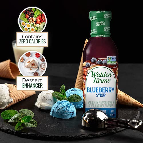 Walden Farms カロリーフリー ブルーベリーシロップ 12oz/355ml ゼロカロリー 無脂肪 コレステロールゼロ グルテンフリー ヴィー 9