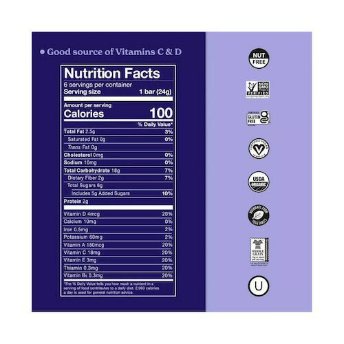 MadeGood グラノーラバー ミックスベリー 24g x 6個入り オーガニック ビー Mixed Berry Granola Bars 6ct 5