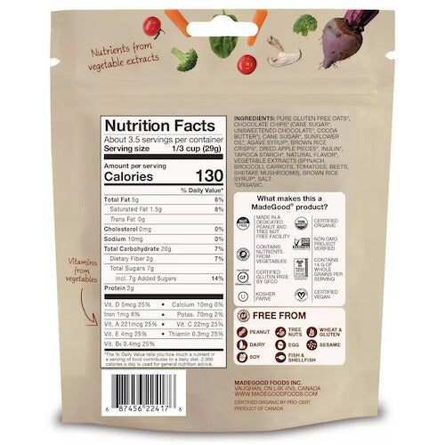 MadeGood グラノーラミニ チョコレートチップ 100g / 3.5oz オーガニック ビー Chocolate Chip Granola Minis 3