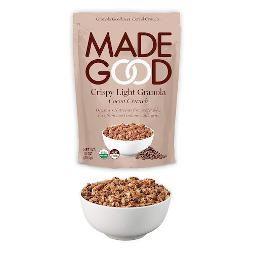 MadeGood クリスピー ライト グラノーラ ココアクランチ 284g / 10oz オーガニック ビー Crispy Light Granola 3