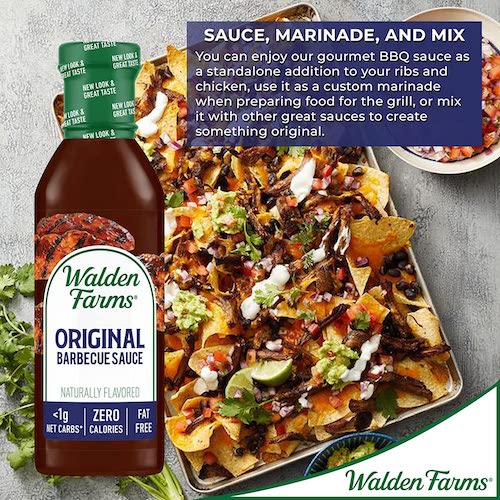 Walden Farms ゼロカロリー オリジナル BBQソース 12oz/340g バーベキュー ソース 無脂肪 コレステロールゼロ グルテンフリー ヴィー  BBQ Sauce 6
