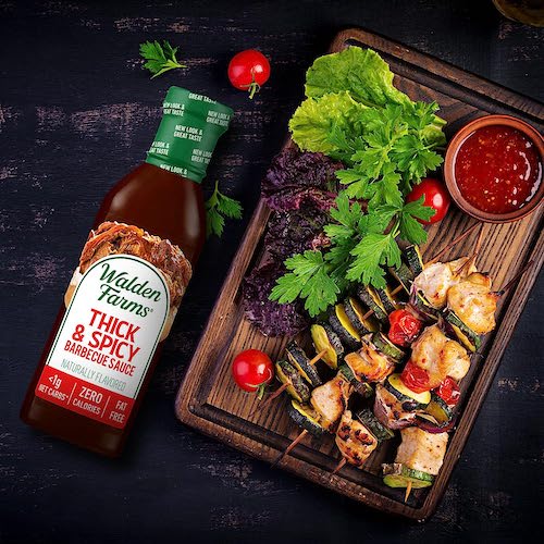 Walden Farms ゼロカロリー シック&スパイシー BBQソース 12oz/340g バーベキュー ソース 無脂肪 コレステロールゼロ グルテンフリー ヴィー  BBQ Sauce 2