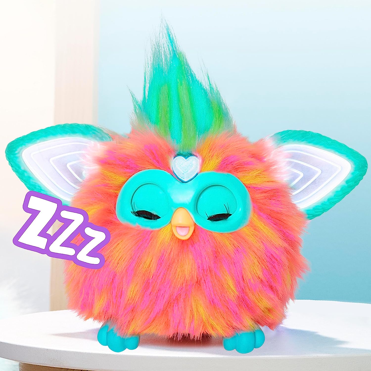 ファービー 2023 Furby Coral ファービー人形 コーラル ピンク 光る 喋る 動く 歌う アメリカ ギフト ぬいぐるみ 小物付き Furby Coral 3