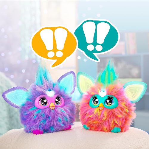 ファービー 2023 Furby Coral ファービー人形 コーラル ピンク 光る 喋る 動く 歌う アメリカ ギフト ぬいぐるみ 小物付き Furby Coral 5