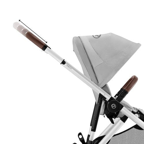 CYBEX サイベックス ベビーカー ガゼルS [ラヴァグレー] (Silver Frame) Stroller Gazelle S Lava Grey 8