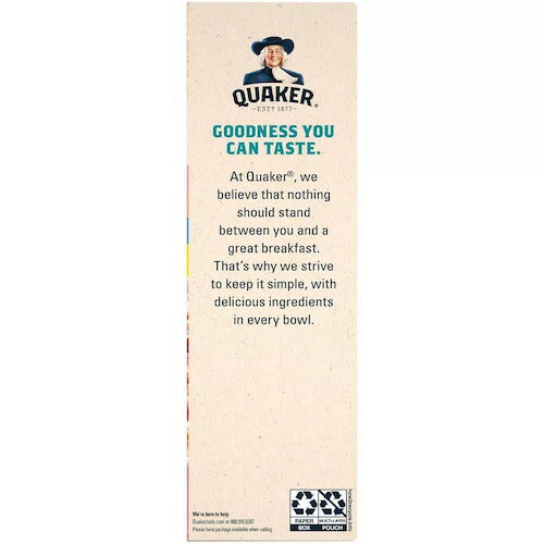Quaker クエーカー インスタント オートミール フルーツ＆クリーム 8袋入り バラエティパック Fruit & Cream Instant Oatmeal Variety 5