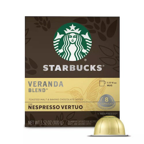 ネスプレッソ ヴァーチュオ用 カプセルコーヒー スターバックス ベランダ 8個 Nespresso Vertuo Line Starbucks Veranda Blend 1