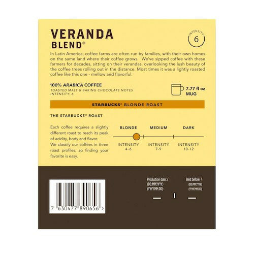 ネスプレッソ ヴァーチュオ用 カプセルコーヒー スターバックス ベランダ 8個 Nespresso Vertuo Line Starbucks Veranda Blend 2