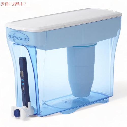 ZeroWater 23 Cup Dspnsr with Free TDS Me 水フィルターピッチャー 23カップ ZD018 1