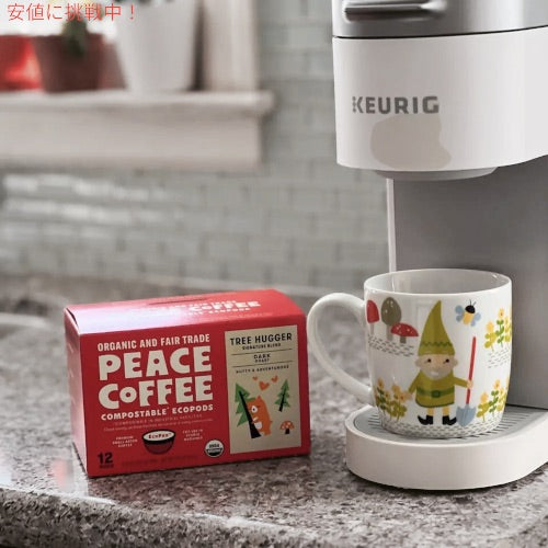 Peace Coffee ピースコーヒー キューリグ Kカップ オーガニック コーヒー豆  ツリーハガー 12個入り 2