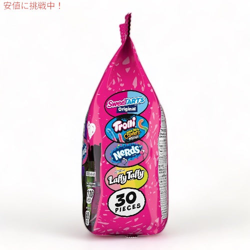 SweeTARTS（スイーターツ） バレンタインデーパック 人気のキャンディ詰め合わせ 30袋入り SweeTARTS, NERDS, Laffy Taffy, Trolli 3
