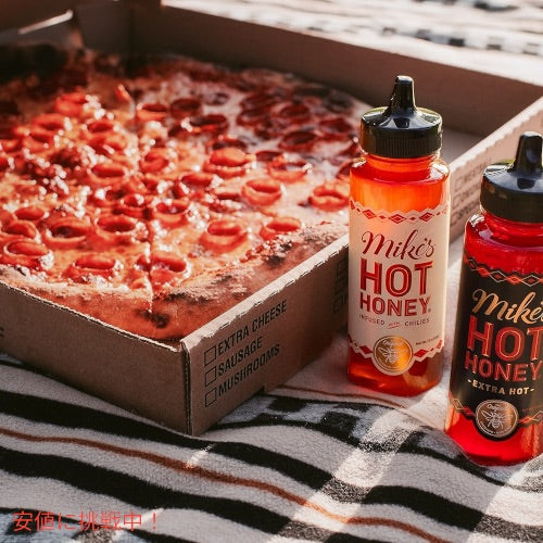 Mike's Hot Honey（マイクズホットハニー） 唐辛子入りはちみつ 283g / 10oz 蜂蜜 ハチミツ 辛い 甘辛い スパイシー 3