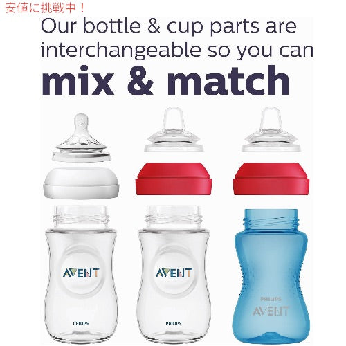 Philips Avent フィリップス アヴェント スパウトカップ Easy Sippy Cup 260ml 2個 SCF553/25 哺乳瓶 Spout Cup 9oz 3