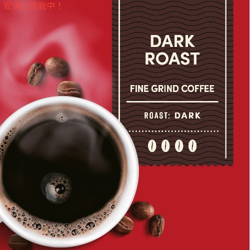 ティムホートンズ コーヒー豆 ダークロースト 340g / 12oz 深煎り アラビカ 挽き豆 粉 Tim Horton's 100% Arabica Dark Roast Ground Coffee 3
