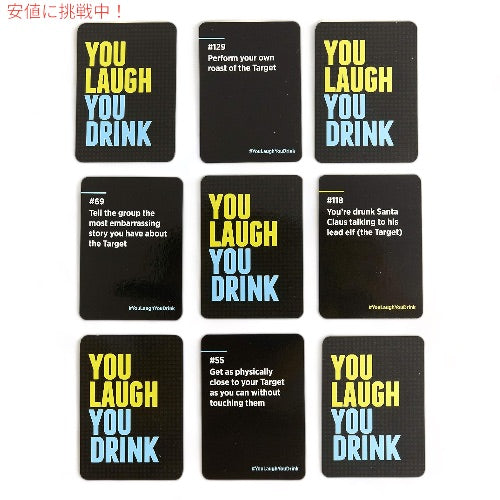 笑い我慢カードゲーム 笑ってはいけないゲーム You Laugh You Drink 大人のパーティーゲーム DSS Games 4
