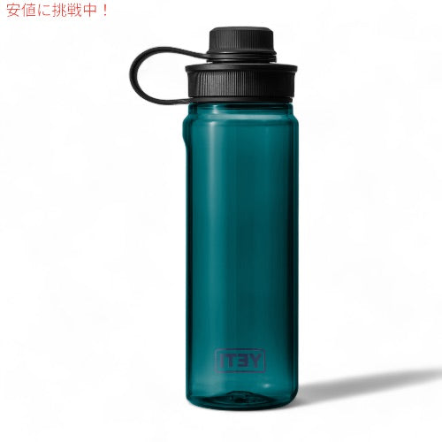 YETI Yonder 750ml / 25オンス ウォーターボトル テザーキャップ付き アガベティール Yonder 750 ml/25 oz Water Bottle with Yonder Tether Cap AGAVE TEAL 2