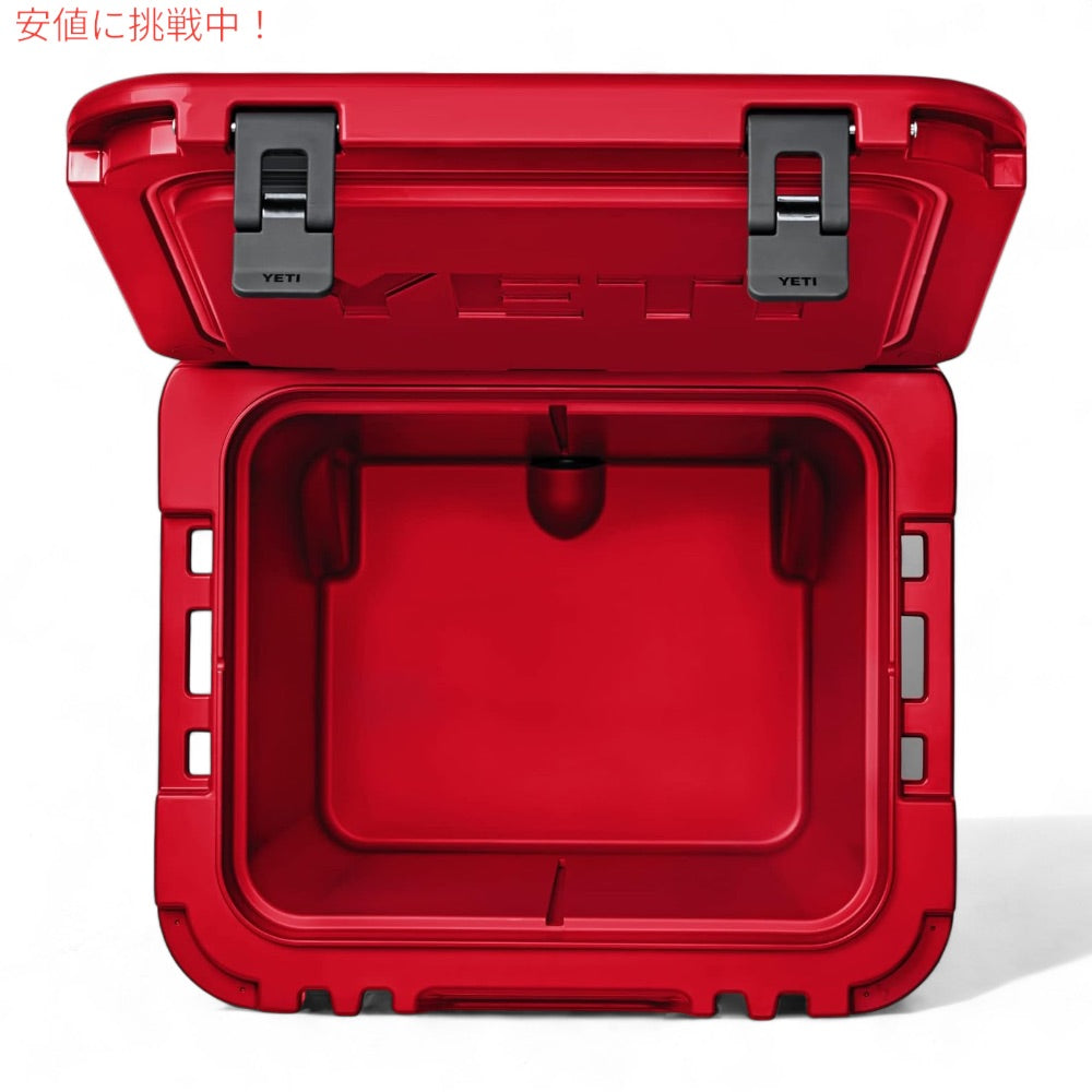 YETI イエティ ローディ 48 ホイール付き クーラーボックス レスキューレッド ROADIE 48 Wheeled Cooler RESCUE RED 3