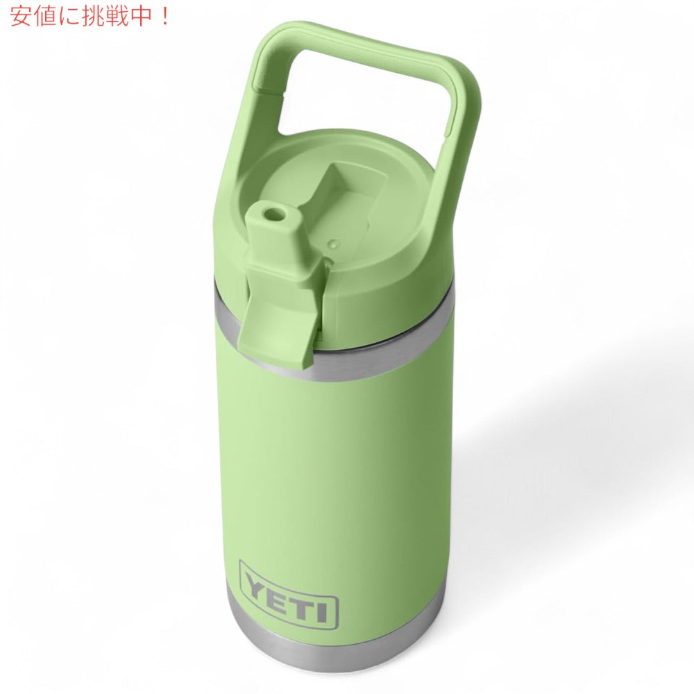 YETI イエティ 子供用 水筒 12oz ランブラージュニア 保温 保冷 ストローキャップ キーライム RAMBLER JR. 12 OZ KIDS BOTTLE Key Lime 2