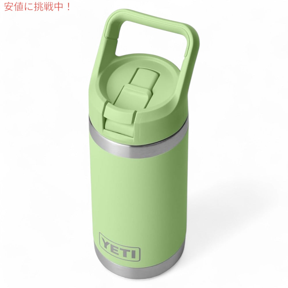 YETI イエティ 子供用 水筒 12oz ランブラージュニア 保温 保冷 ストローキャップ キーライム RAMBLER JR. 12 OZ KIDS BOTTLE Key Lime 4
