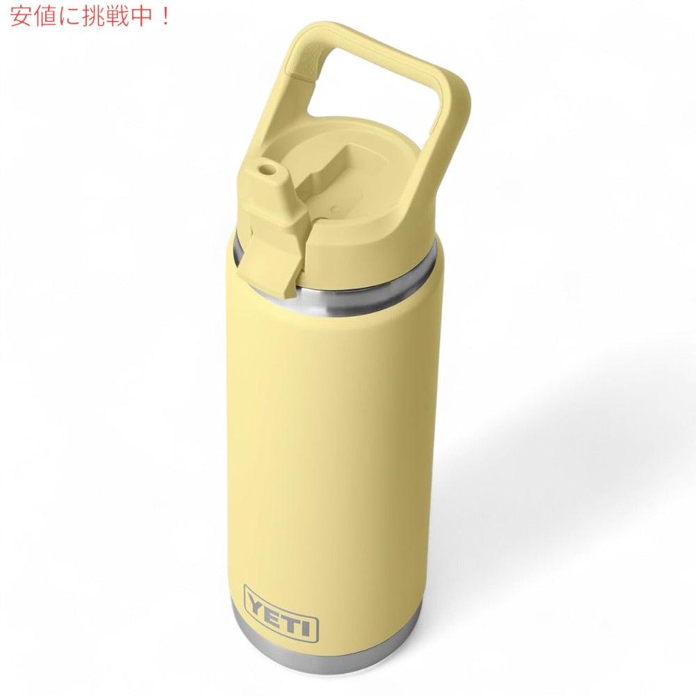 YETI イエティ ランブラー 26オンス (769ml) ウォーターボトル ストローキャップ デイブレークイエロー Rambler 26 oz WATER BOTTLE Daybreak Yellow 2