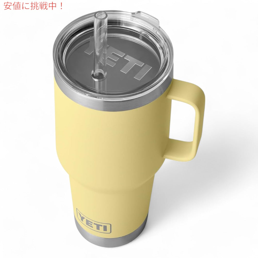 YETI ランブラー 35オンス ストローマグ ストロー蓋 1035ml デイブレークイエロー YETI Rambler 35oz Straw Mug With Straw Lid Daybreak Yellow 2