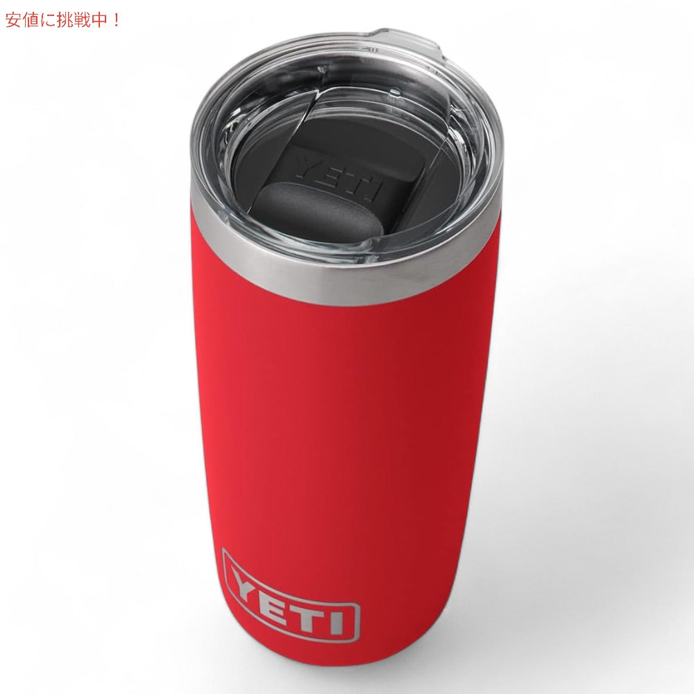 YETI イエティ ランブラー 10oz タンブラー マグスライダー蓋 レスキューレッド 保冷 保温 水筒 296ml Rambler 10oz Tumbler With MagSlider Lid Rescue Red 2