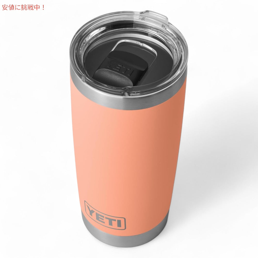 YETI イエティ ランブラー 20oz タンブラー マグスライダー蓋 ローカントリーピーチ 保冷 保温 水筒 591ml  Rambler 20oz Tumbler MagSlider Lowcountry Peach 2