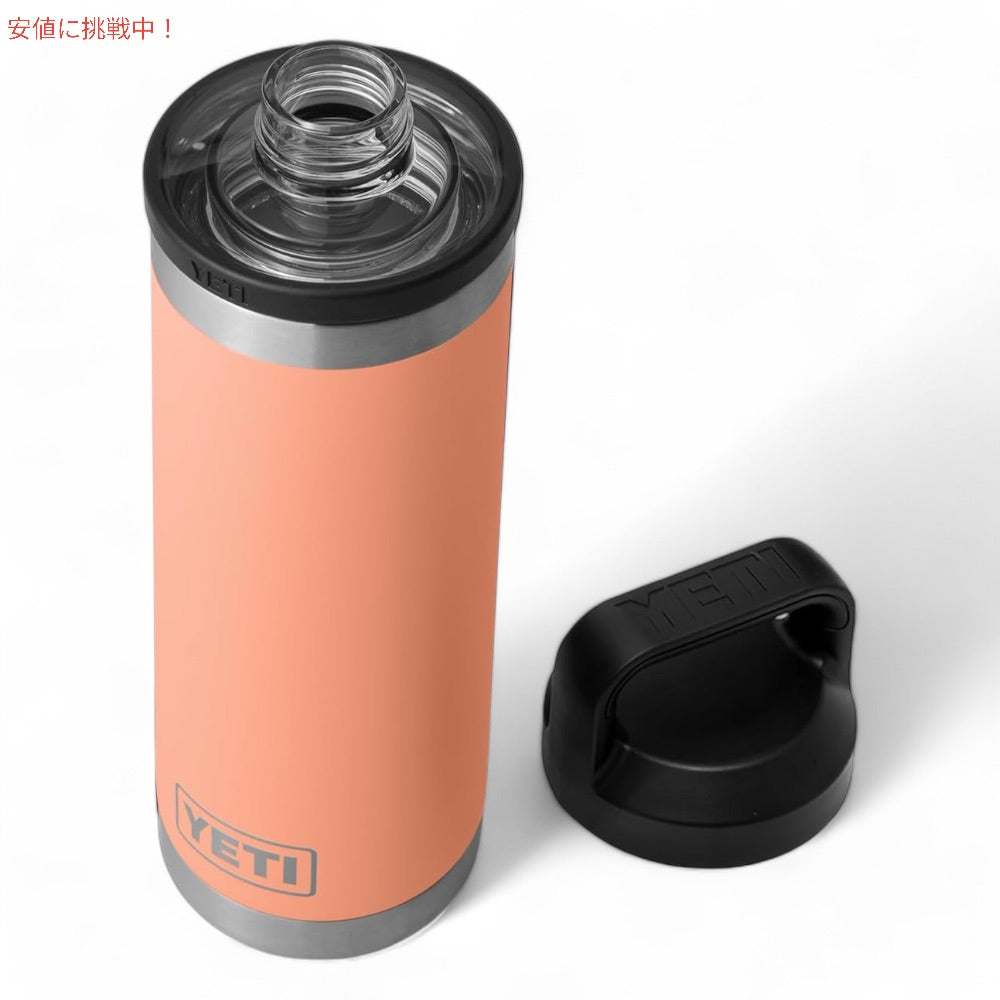 YETI イエティ ランブラー ボトル 18oz / 532ml チャグキャップ ローカントリーピーチ 水筒 保温 保冷 Rambler 18oz Bottle With Chug Cap Lowcountry Peach 4