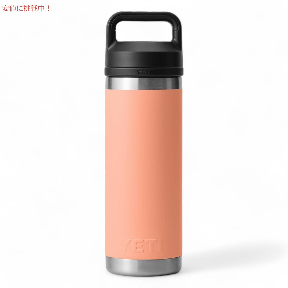 YETI イエティ ランブラー ボトル 18oz / 532ml チャグキャップ ローカントリーピーチ 水筒 保温 保冷 Rambler 18oz Bottle With Chug Cap Lowcountry Peach 6