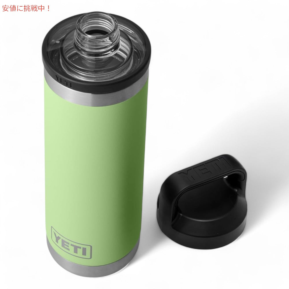 YETI イエティ ランブラー ボトル 18oz / 532ml チャグキャップ キーライム 水筒 保温 保冷 Rambler 18oz Bottle With Chug Cap Key Lime 4