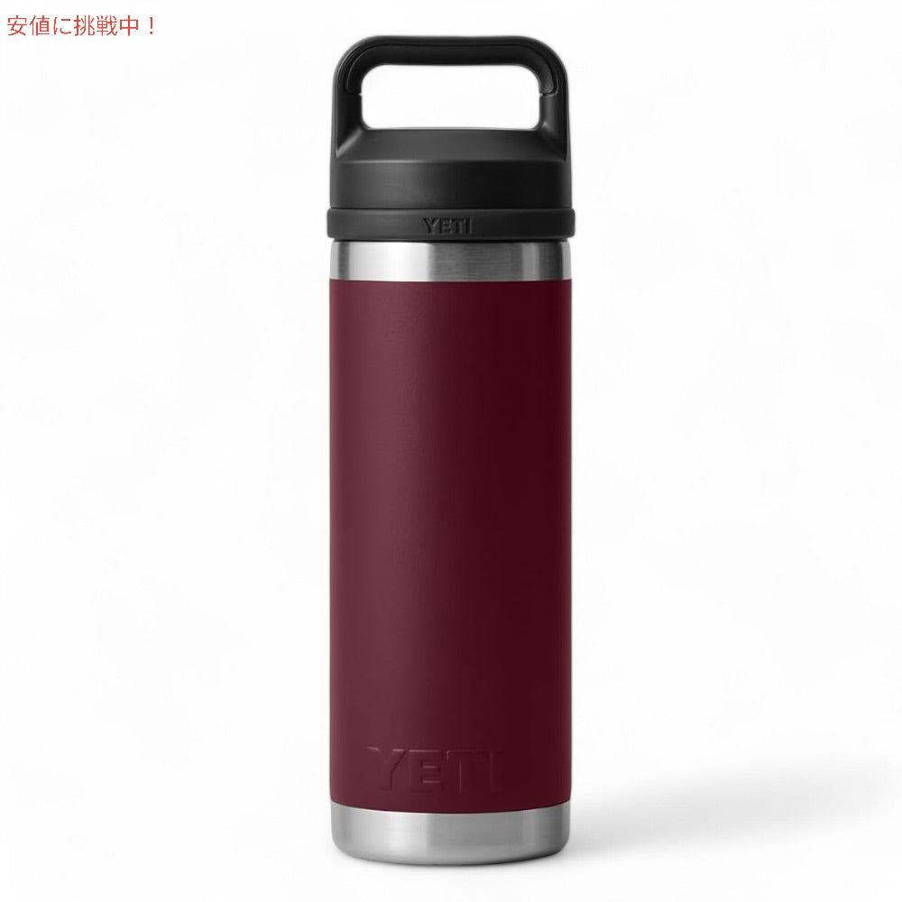 YETI イエティ ランブラー ボトル 18oz / 532ml チャグキャップ ワイルドバインレッド 水筒 保温 保冷 Rambler 18oz Bottle With Chug Cap Wild Vine Red 6