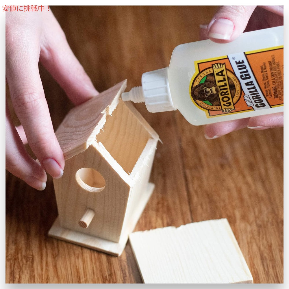 【6個セット】Gorilla ゴリラ ホワイト ゴリラグルー 59ml / 2 fl.oz. 防水 多用途 接着剤 補修 ボンド White Gorilla Glue 5201204 3