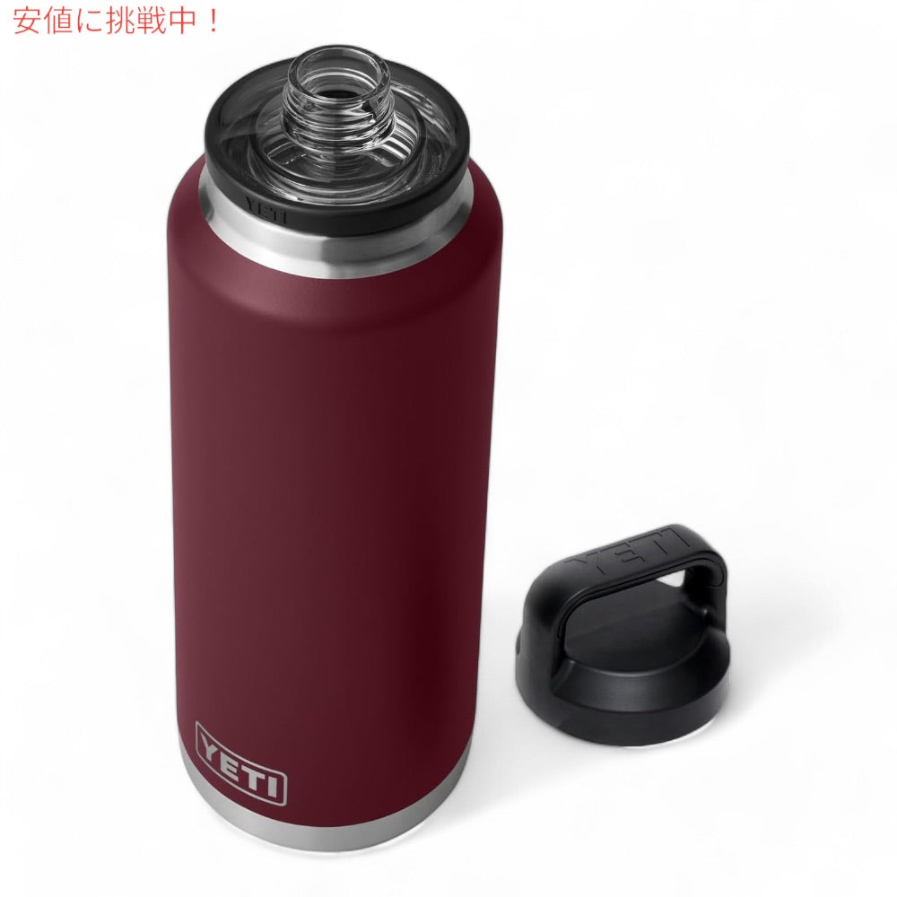 イエティ YETI ランブラー 46oz ボトル チャグキャップ付き ワイルドバインレッド 1.36リットル Rambler 46 oz Bottle With Chug Cap Wild Vine Red 2