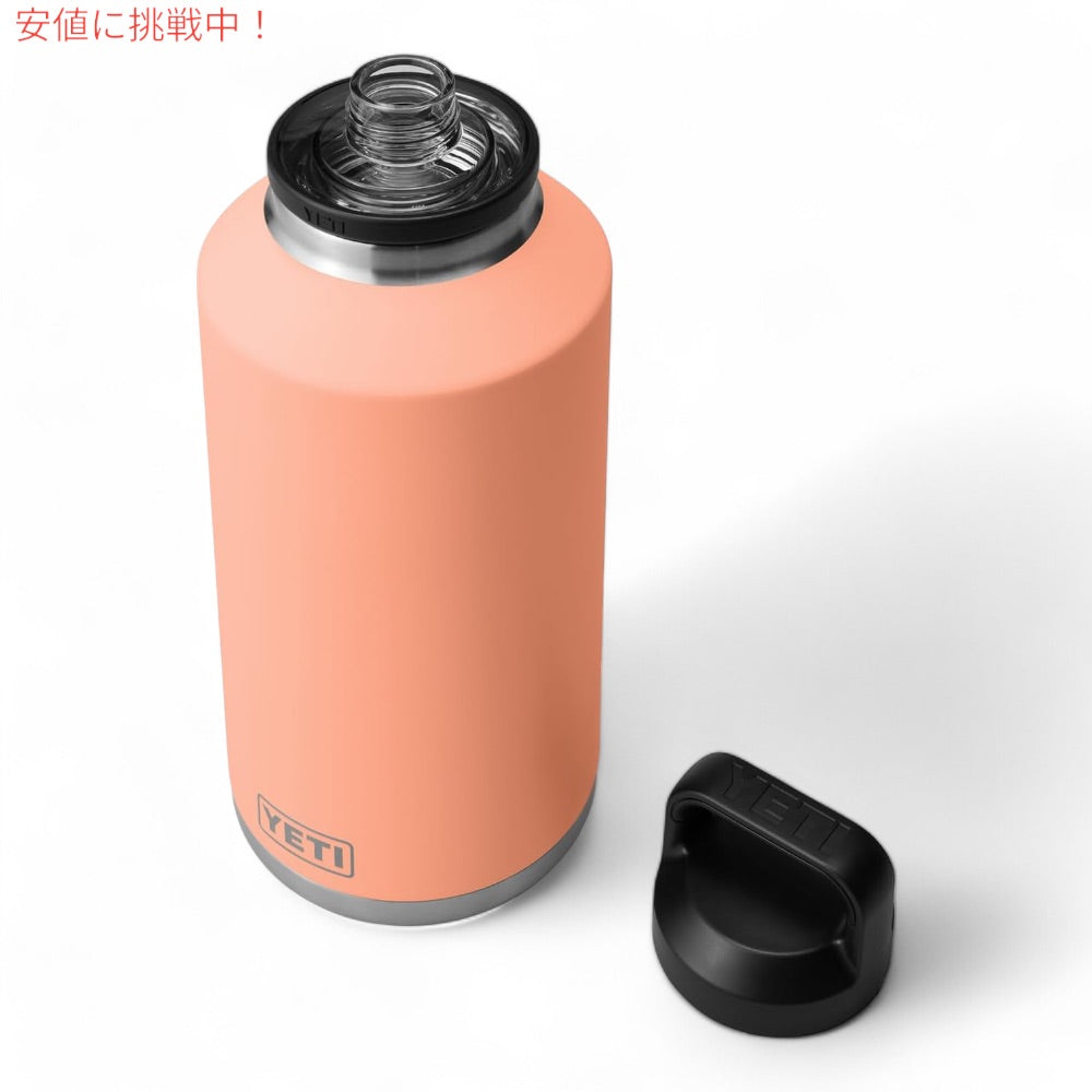 YETI イエティ ランブラー 64oz ボトル チャグキャップ付き 1.9リットル ローカントリーピーチ Rambler 64 oz Bottle With Chug Cap Lowcountry Peach 4