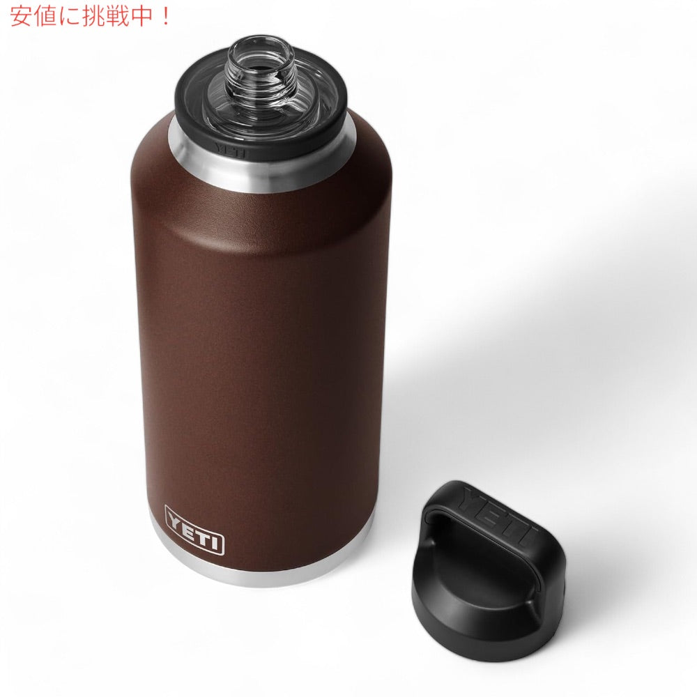 YETI イエティ ランブラー 64oz ボトル チャグキャップ付き 1.9リットル ウェットランドブラウン Rambler 64 oz Bottle With Chug Cap Wetlands Brown 4