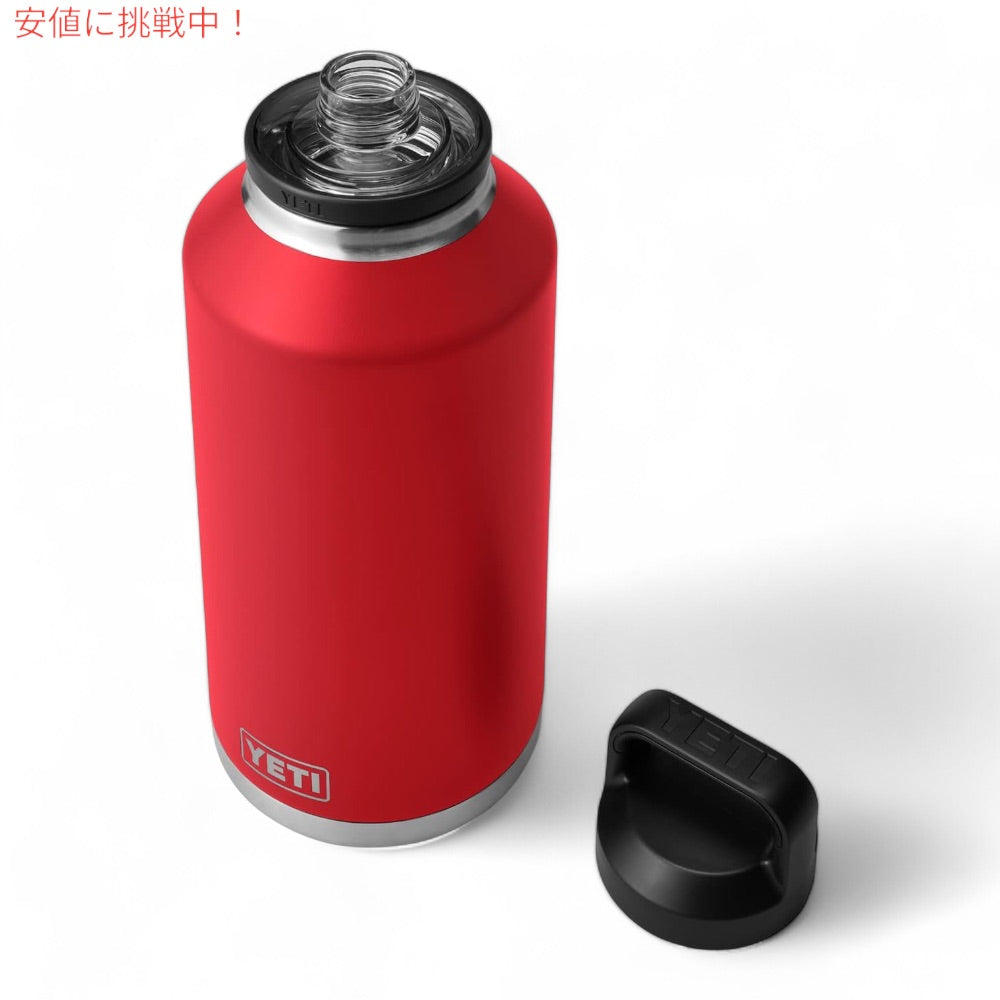 YETI イエティ ランブラー 64oz ボトル チャグキャップ付き 1.9リットル レスキューレッド Rambler 64 oz Bottle With Chug Cap Rescue Red 4
