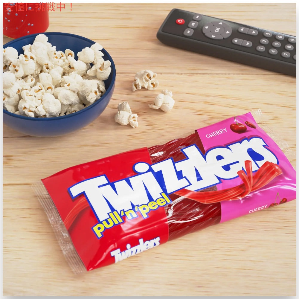 Twizzlers ツイズラーズ プルアンドピール チェリー味 14oz / 396g グミ キャンディー Pull 'N' Peel Cherry 4