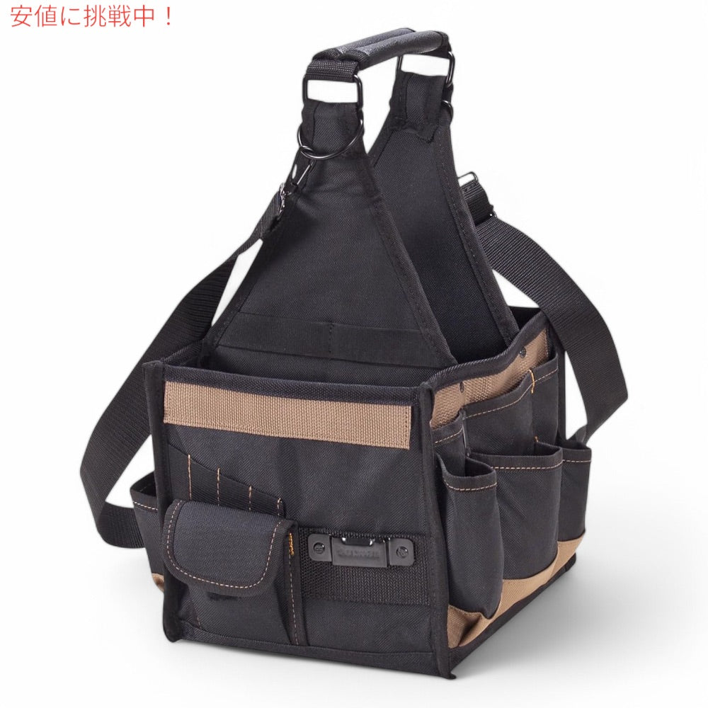 Custom Leathercraft カスタムレザークラフト 工具 道具 ツール 収納バッグ 25個のポケット 1526 25 Pocket Electrical and Maintenance Tool Carrier 3