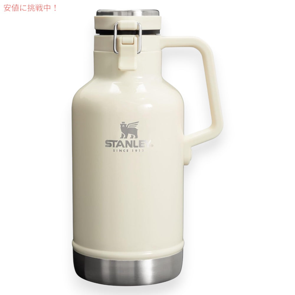 Stanley スタンレー スタンレー Classic グロウラー 1.9リットル/64oz [Cream Gloss クリームグロス] Stanleyキャンプ用品 2