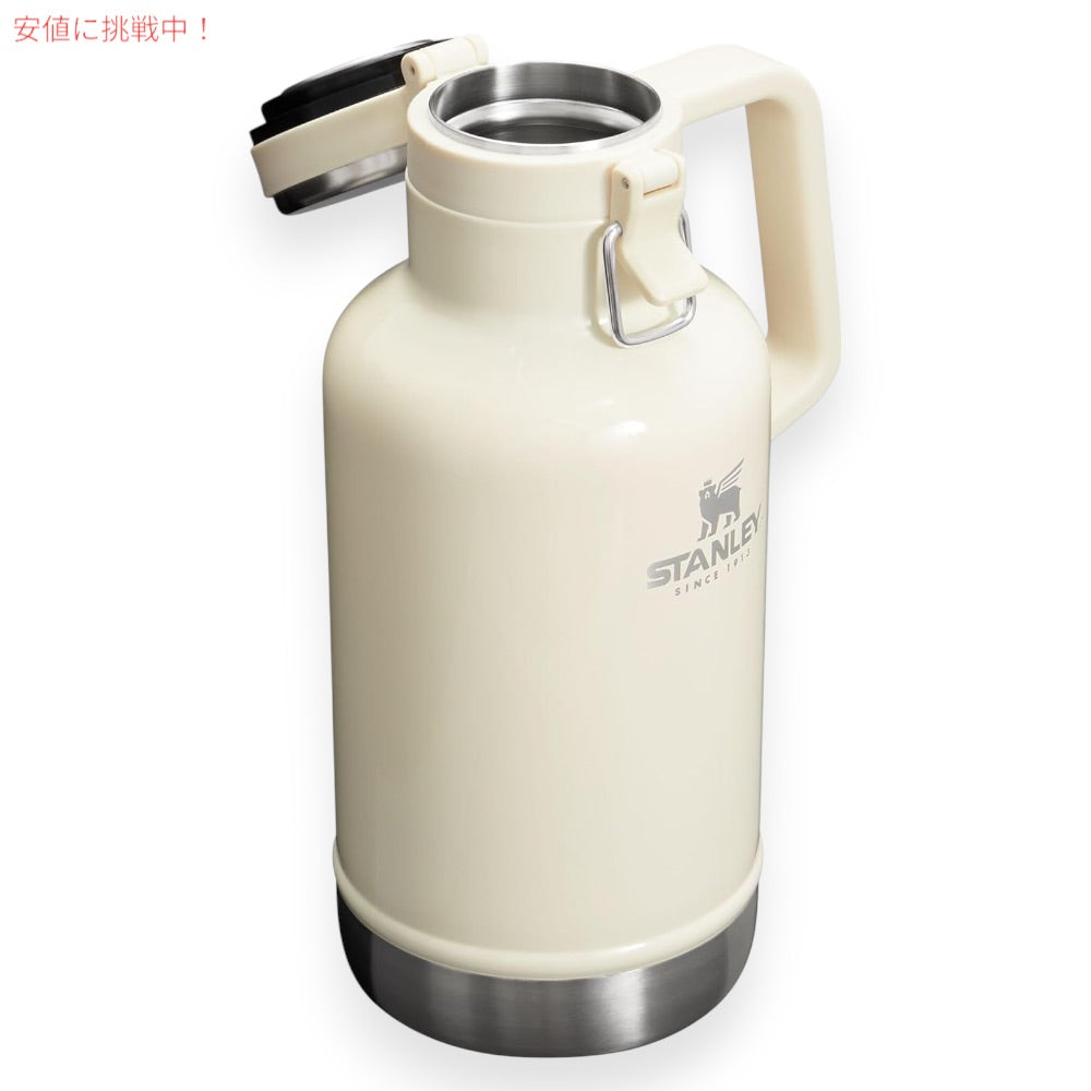 Stanley スタンレー スタンレー Classic グロウラー 1.9リットル/64oz [Cream Gloss クリームグロス] Stanleyキャンプ用品 3