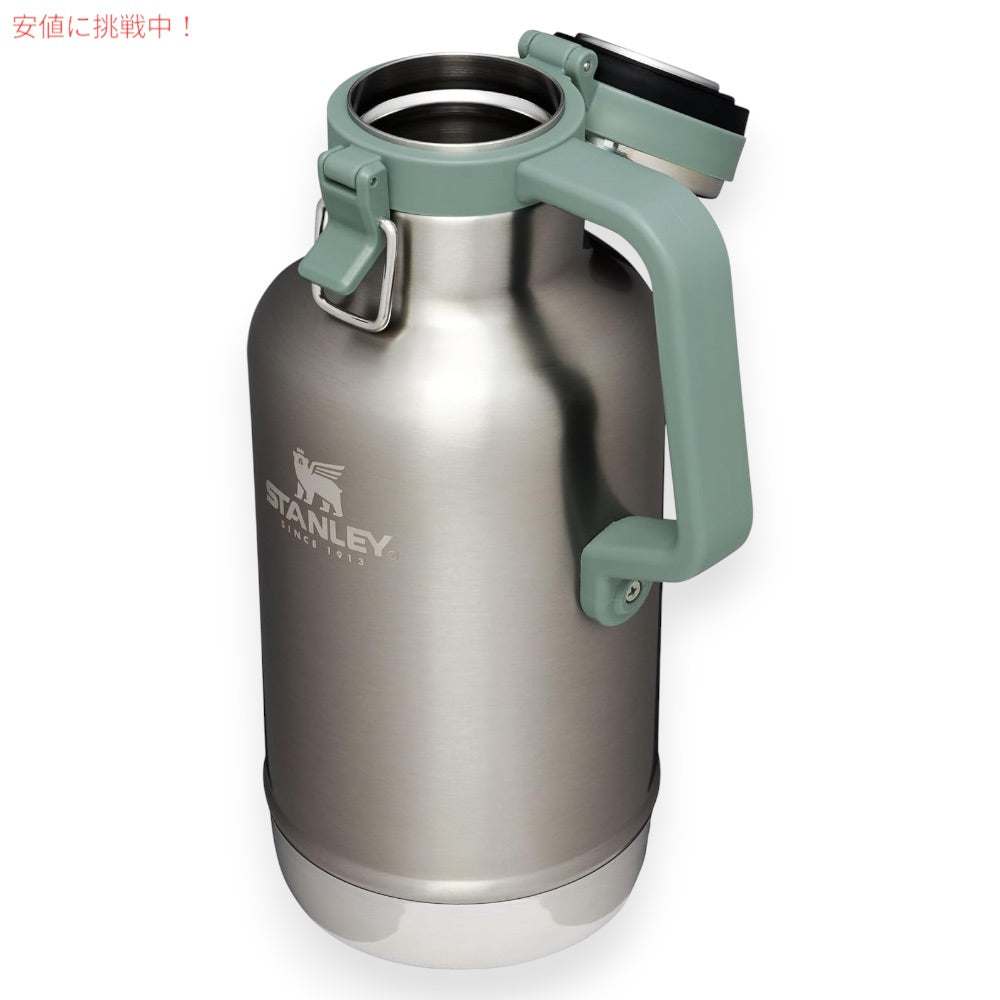 Stanley スタンレー スタンレー Classic グロウラー 1.9リットル/64oz [Stainless Steel Shale ステンレススチールシェール]  Stanleyキャンプ用品 3